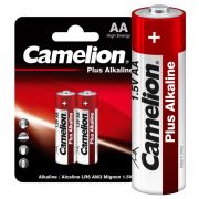 Элемент питания алкалиновый AA/LR6 1.5В Plus Alkaline LR6-BP2 BL-2 (блист.2шт) Camelion 1652