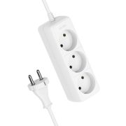 Удлинитель 3х3м без заземл. 16А IP20 ПВС 2х1.5 КОСМОС YKsm3m-3g(K)