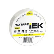 Изолента ПВХ 0.13х15мм (рул.10м) бел. IEK UIZ-13-10-10M-K01