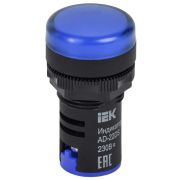 Лампа светосигнальная AD22DS d22мм 230В AC син. KARAT IEK BLS10-ADDS-230-K07