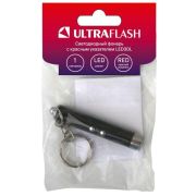Фонарь LED30L (1LED+лазерная указка 3хAG3 блист-пакет черн.) Ultraflash 12325