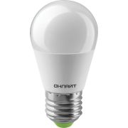 Лампа светодиодная 61 969 OLL-G45-10-230-4K-E27 10Вт шар 4000К нейтр. бел. E27 1000лм 176-264В ОНЛАЙТ 61969