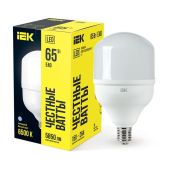 Лампа светодиодная HP 65Вт 230В 6500К E40 IEK LLE-HP-65-230-65-E40