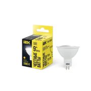Лампа светодиодная MR16 софит 9Вт 230В 3000К GU5.3 IEK LLE-MR16-9-230-30-GU5