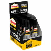 Клей «Момент Кристалл» 30мл шоу-бокс 873873 Момент C0036325