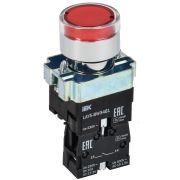 Кнопка LAY5-BW3461 1НО с подсветкой красн. KARAT IEK BBT50-BW-K04