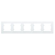 Рамка 5-м Karea горизонт. бел. Makel 56001705