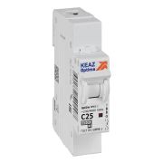 Выключатель автоматический модульный 1п C 25А 4.5кА OptiDin BM63-1C25-4.5-УХЛ3 КЭАЗ 326796