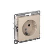 Розетка AtlasDesign 16А с заземл. защ. шторки механизм песочн. SE ATN001245