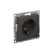 Розетка AtlasDesign 16А с заземл. механизм базальт SE ATN001443