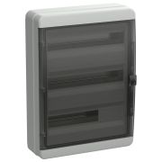 Корпус КМПн-54 TEKFOR IP65 черн. прозр. дверь пластик. IEK TF5-KP72-N-54-65-K03-K02