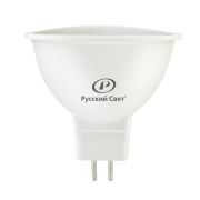 Лампа светодиодная RS LED GU5.3 7W 12V 7Вт рефлектор матовая 4000К нейтр. бел. GU5.3 700лм 12В Ra90 Русский Свет 15011345091