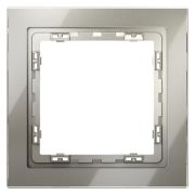 Рамка 1-м S70 стеклян. шелк Voltum VLS110104