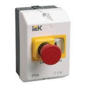 Оболочка защитная с кноп. «СТОП» IP54 KARAT IEK DMS11D-PC55