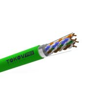 Кабель витая пара F/UTP 4х2х24AWG(0.52мм) кат.5E PVCLS нг(А)-LSLTx indoor Fluke tested (м) PRO TOKOV ELECTRIC TKP-C11-F42-5E-RU-LSLTx