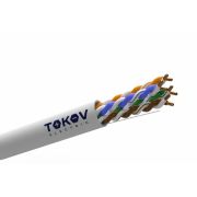Кабель витая пара F/UTP 4х2х24AWG(0.52мм) кат.5E PVC indoor Fluke tested (м) PRO TOKOV ELECTRIC TKP-C06-F42-5E-RU-PVC