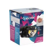 Фонарь налобный аккум. 3Вт XPG 2х3Вт COB/Li-po 1200мА.ч ABS пластик КОСМОС KOC851Lit