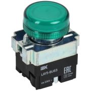 Индикатор светосигнальный LAY5-BU63 d22мм 230В зел. KARAT IEK BLS50-BU-K06