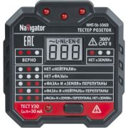 Тестер 95 796 NMT-St-106D для розеток и УЗО с вольтметром Navigator 95796