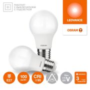 Лампа светодиодная LED G4 Value LVCLA150 15W/927 CRI95 15Вт 2700К 1500лм грушевидная матов. E27 170-250В OSRAM 4058075579095