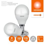 Лампа светодиодная LED G4 Value LVCLP60 7W/927 CRI95 7Вт 2700К 700лм шар матов. E14 170-250В OSRAM 4058075579620